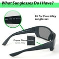 thumbnail image 2 of Walleva Ice Blue Coated Polarized Replacement Lenses for Costa Del Mar Tuna Alley Sunglasses, 2 of 5