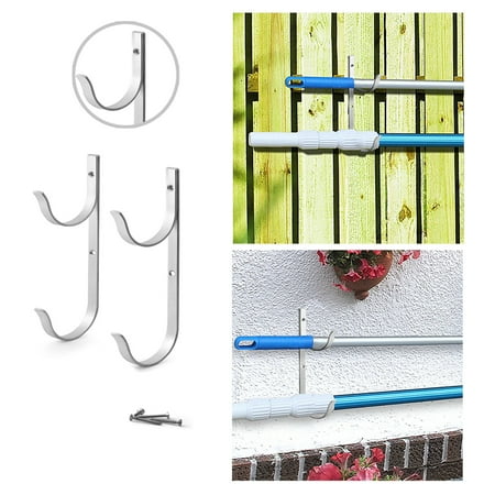 

MRULIC Home Textile Storage Group 2PC Hanger Rod Aluminum Rod For Telescopic Hook Bracket And Net Pool Housekeeping & Organizers + White