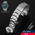 thumbnail image 3 of Correa de reloj de acero inoxidable macizo y fino adecuada para relojes Casio G-SHOCK Steel Heart GST-B400 Series Correa de reloj para hombre, 3 of 5