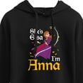 thumbnail image 3 of Disney Frozen 2 - She's Elsa, I'm Anna - Juniors Cropped Pullover Hoodie, 3 of 5