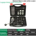 thumbnail image 5 of Metal Wire Bending Jig Set with Adjustable Dies, kemperer Metal Wire Bending Jig Set, Tools for DIY Rings, Tools to Help Create A One-of-A-Kind Gift (Black), 5 of 7
