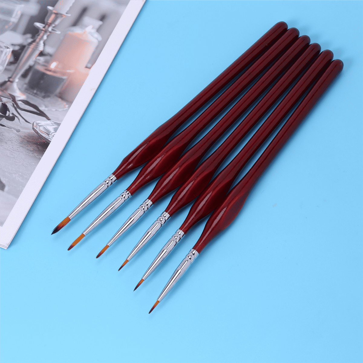 120-Piece Fine Paintbrushes - Detail Paint Brush Set - for Acrylic, Watercolor, Oil