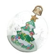 thumbnail image 2 of Bolas inflables de Navidad de 23,6 pulgadas con luz LED gigante, bola decorativa de PVC plegable transparente con control remoto, decoración para exteriores para árbol de Navidad., 2 of 9