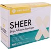 UEC Medical Sheer Strips Bandages 3/4" x 3" 100 ct