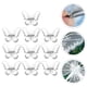 thumbnail image 4 of Mini Clips colgantes para árbol de Navidad, decoraciones familiares de Año Nuevo (blanco), 10 Uds., 4 of 6