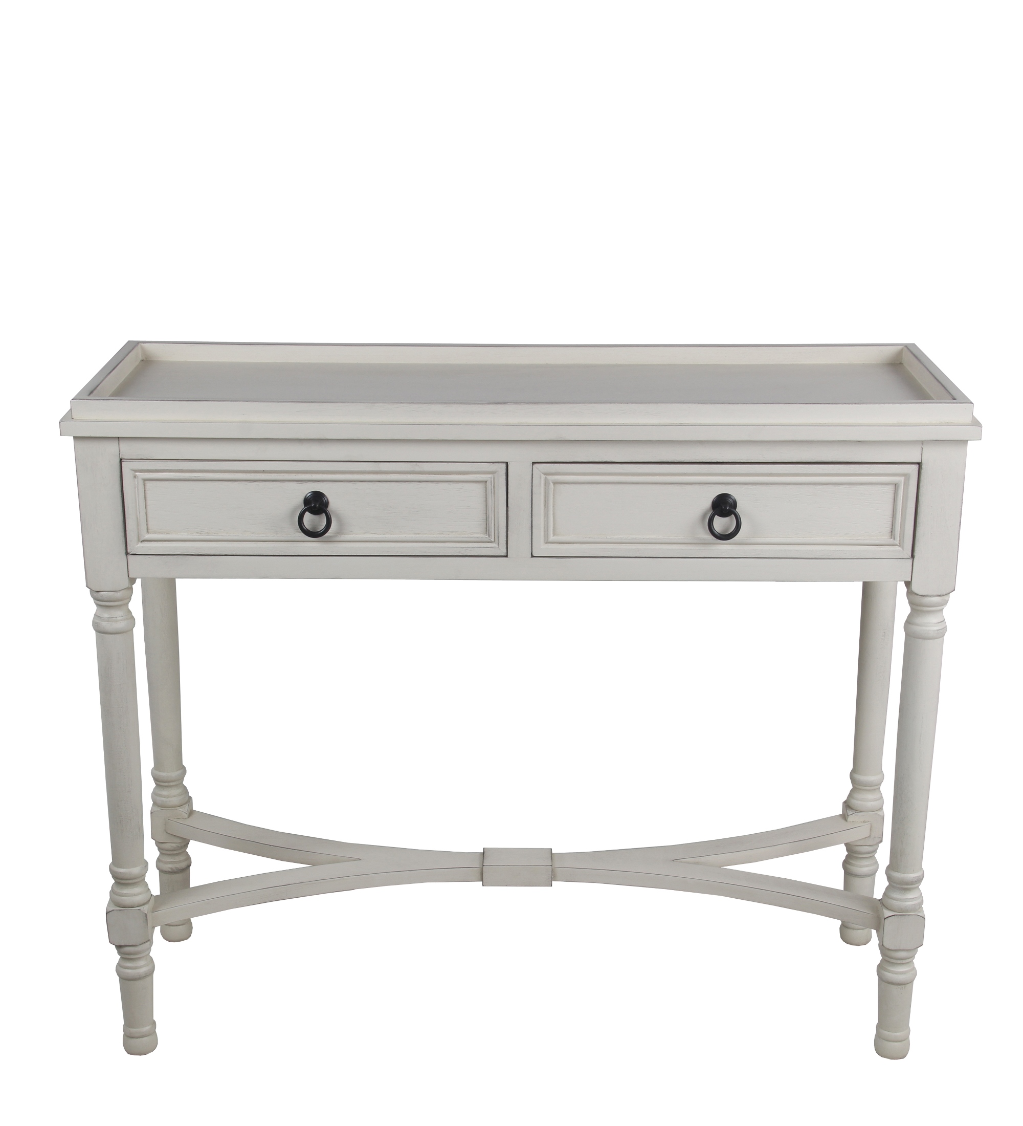 Privilege International 2 Drawer Urban Tray Top Console Table