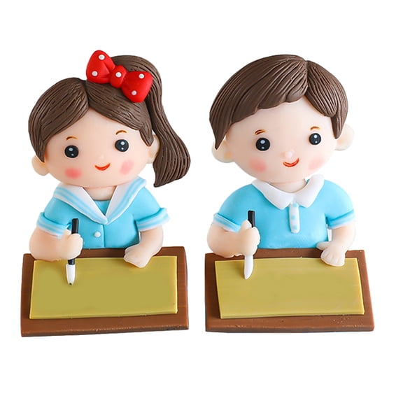 Oraceous 2-Piece Graduation Cake Toppers and Back to School Cupcake Decorations for Party Cakes and Celebrations