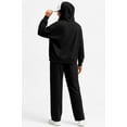thumbnail image 4 of SPXTREME Women's Tracksuit Set 2 Piece Hoodie Sweatpants Lounge Oversized Sweatsuits Fall Outfits, 4 of 11