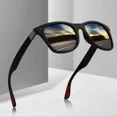 thumbnail image 3 of Gafas de sol unisex rectangulares vintage, diseño de moda, estilo retro, informales, con protección UV400, 2024, 3 of 6