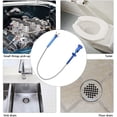 thumbnail image 4 of Recogedor magnético de garra (azul), flexible, con luz LED, plegable y de largo alcance, para recoger basura pequeña del fregadero., 4 of 5