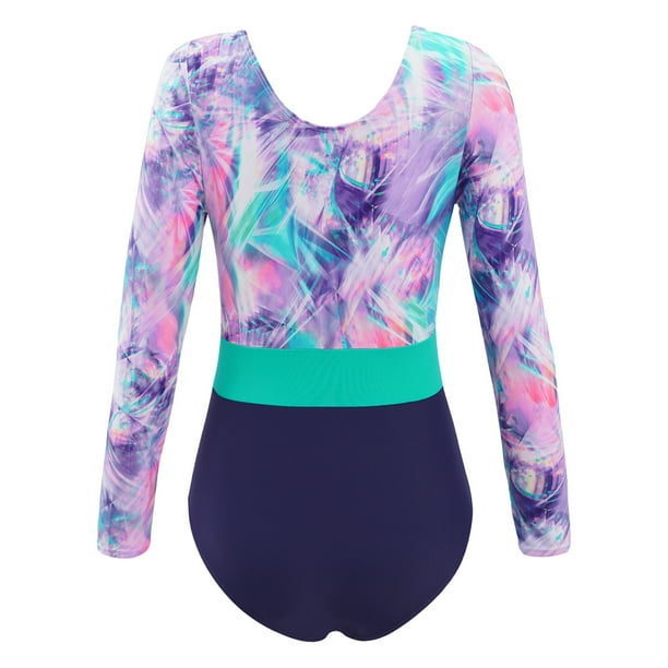 inhzoy Kids Girls Gymnastics Leotard Sparkly Athletic Dance Ballet ...