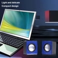 thumbnail image 3 of Altavoces de computadora Matsuzay Mini USB para hogar Laptop Multimedia Notebook Azul, 3 of 6