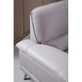 thumbnail image 5 of American Eagle Furniture Top Grain Leather Loveseat in Gray, 5 of 5