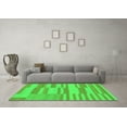 thumbnail image 3 of Ahgly Company Indoor Rectangle Abstract Green Modern Area Rugs, 2' x 4', 3 of 4