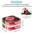 thumbnail image 5 of Rose Travel Portable Square Organizer Box: Earring Organizer & Jewelry Display for Girls and Women, 5 of 6