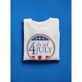 thumbnail image 3 of Modern 4Th Of July Usa Sweatshirt Women -Image by Shutterstock, Female x-Large, 3 of 4