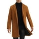 thumbnail image 1 of Abrigo Chic para Hombre con Solapa Notch, de Un Solo Botón, de Peso Medio, de Manga Larga, 2XL, Marrón, 1 of 7