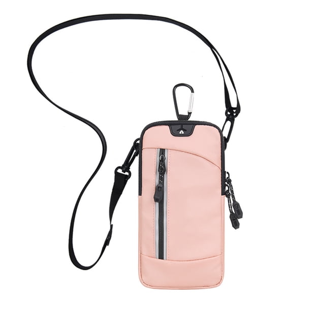 Pequeño bolso bandolera para teléfono móvil, funda para teléfono móvil con cartera colgante, bolso bandolera de piel sintética, pasaporte, funda para teléfono móvil con ranura para tarjetas, correa