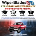thumbnail image 2 of 2000 Mazda B4000 Beam Wiper Blades Wipers w/1yr Warranty (Set of 2) (WiperBladesUSA), 2 of 5