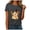 Dark Gray, variant on Leey-World Women'S Halloween Shirts Halloween Shirts Women Oversized T-Shirt Funny Pumpkin Ghost Graphic Tees Fall Casual Short Sleeve Tops