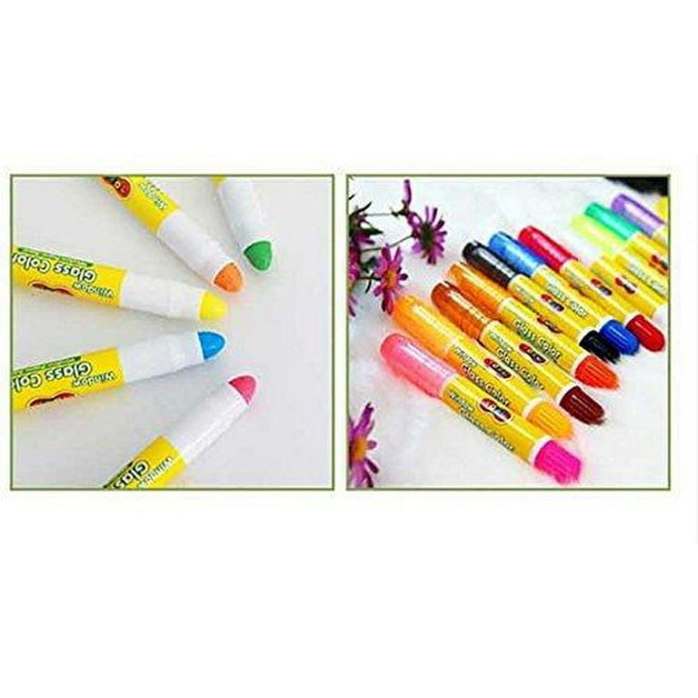 TORU Window Glass Non-Toxic Color Crayon (12 Count) - Walmart.com
