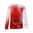 thumbnail image 4 of Blusas y camisas de manga larga y cuello redondo para hombre, camisetas informales con estampado de cuello redondo, blusas de manga corta para hombre, 4 of 5