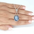 thumbnail image 5 of 925 Sterling Silver Pendant Iolite Quartz Handmade Jewelry, 5 of 7