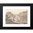 thumbnail image 2 of George Howland Beaumont 24x18 Black Modern Framed Museum Art Print Titled - Bridge Over Stream, North Wales (1800), 2 of 5