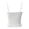 thumbnail image 5 of Ulitacool Womens Summer Tank Tops Round Neck Tank Top Sleeveless Summer Basic Stretchblouse Tee Shirt With Jeans Fashionable Tops S White, 5 of 7