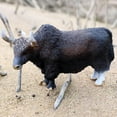 thumbnail image 4 of SeekLGT Realistic Yak Animal Figurine PVC Simulation Bull Model Highly Detailed Collectible Toy for Kids Education Desktop Farm Decor, 4 of 9