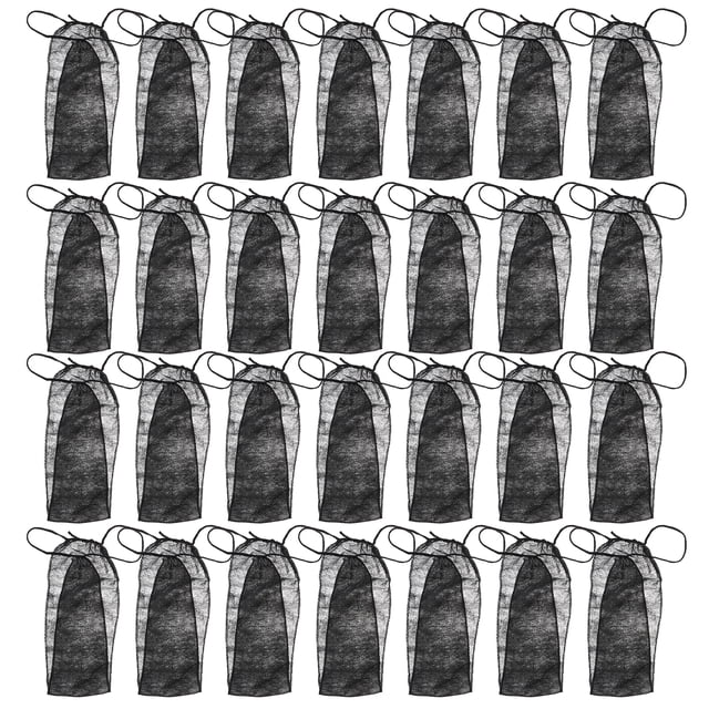 100 Bragas sauna desechables tipo tanga para mujer, de tela no tejida, color negro.