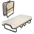 thumbnail image 1 of Gymax Lit Pliant Lit d'Appoint avec Matelas en Mousse à Mémoire, 1 of 10