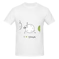thumbnail image 4 of Bingfone Funny Sheep Doing Yoga Men'S Loose Fit Short-Sleeve Pocket T-Shirt, 4 of 7