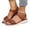 Light Brown, variant on Summer Women's Comfortable Walking Sports Slides Sandals Casual Lightweight Non Slip Shoes Breathable Soft Wedges Open Toe Orthopedic Arch Support Ankle Strap Beach Sandals