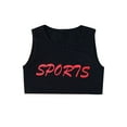 thumbnail image 5 of Zaldita Girls 2 Piece Letter Graphic Crop Top and Legging Set Hip Hop Jazz Street Dance Skateboarding Red 16, 5 of 7