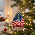 thumbnail image 4 of 250Th Anniversary Christmas Ornament, America Patriotic Christmas Ornaments,2D Metal 250 Anniversary Christmas Ornament,Patriotic Xmas Tree Decoration,Festive Christmas Ornament,Z1-A, 4 of 8