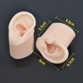 thumbnail image 3 of modelos de orejas s,Modelo de oreja de silicona suave Oreja , de oído real artificial simulado,Pendientes Auricular Exhibición Accesorios Simulación,Herramientas didácticas Yinane modelos de orejas falsas, 3 of 6