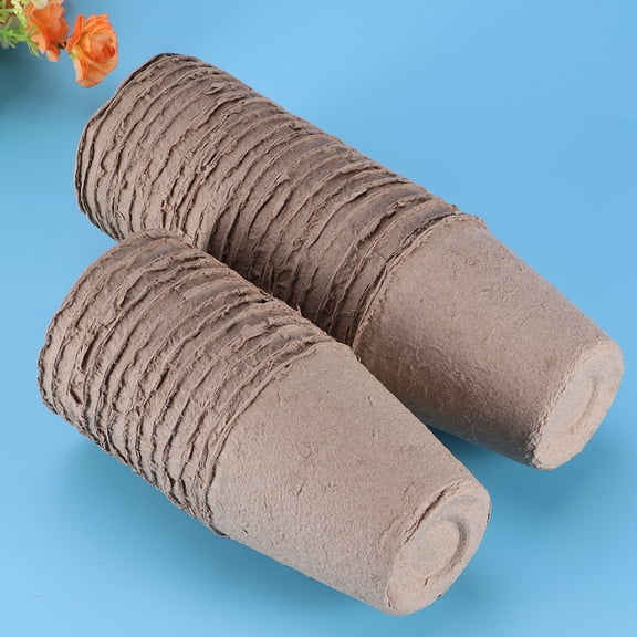 MLINS 100 Pcs Small Plant Pots Drainage Daily Use Plant Cups 6X6CM