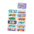 thumbnail image 2 of Rompecabezas de madera para niños, lindos colores y formas, cognitivos para niños de 3 a 5 años. Tráfico, 2 of 9