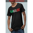 thumbnail image 4 of ShirtBANC Mens Savage Graphic Dropcut Shirt Hip Hop Culture Hipster Tee, XS-3XL, 4 of 5