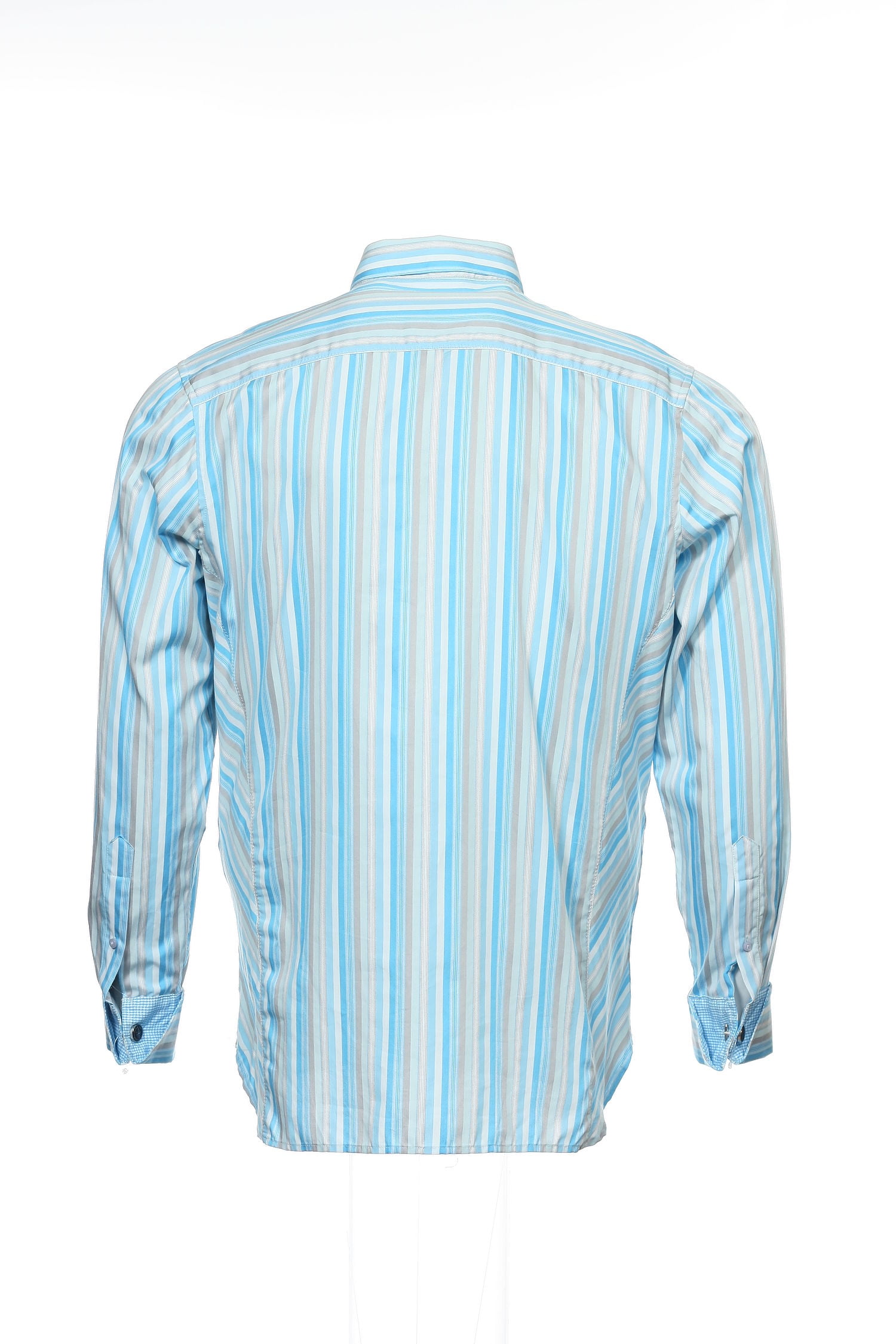light blue striped shirt