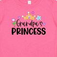 thumbnail image 4 of Inktastic Grandpa's Princess Crown and Flowers Girls Baby T-Shirt, 4 of 5