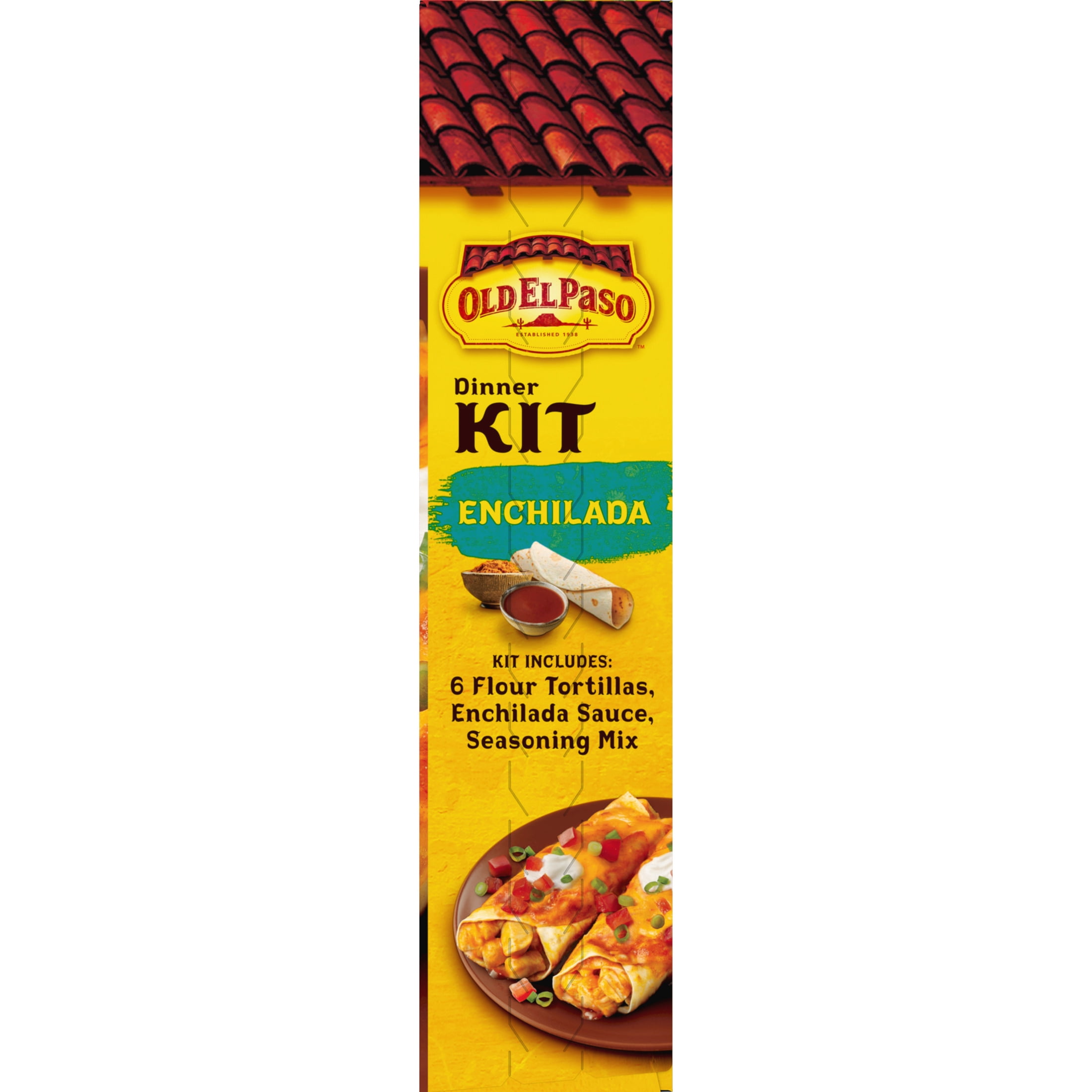 Old El Paso Enchilada Dinner Kit With Flour Tortillas, Enchilada Sauce & Seasoning Mix, 14 oz.