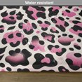 thumbnail image 5 of Ambesonne Pink Place Mats Set of 4, Classic Leopard Skin Pattern, Standard Size, Blush Dark Grey Ivory, 5 of 5