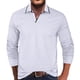 thumbnail image 1 of Blusa y camisa de manga larga con cuello vuelto para hombre, blusa informal de moda con cuello vuelto y manga larga, blusa transpirable, blusa para hombre, 1 of 6
