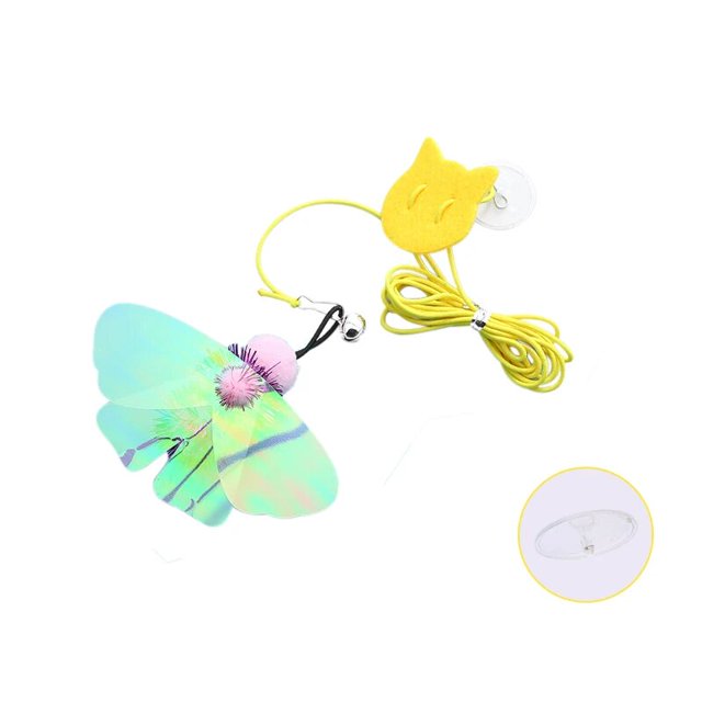 Juguete interactivo colgante para gato, varita de juguete divertida para gatito, suministros para gato