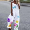 thumbnail image 2 of Moda mujer estilo étnico estampado hombro frío tirantes Cami pantalones mono Fridja  alkflakhf36407, 2 of 5