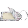 thumbnail image 4 of Rocae Lilies Flowers for Leather Luggage Baggage Tags ID Label Privacy Cover ID Label with Stainless Steel Loop and Address Card, 4 of 5