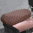 thumbnail image 2 of Coconut Ok Leather Motorcycle Cover Breathable Anti-Slip Pad Scooter Cushion Protector,Brown Xxl, 2 of 7