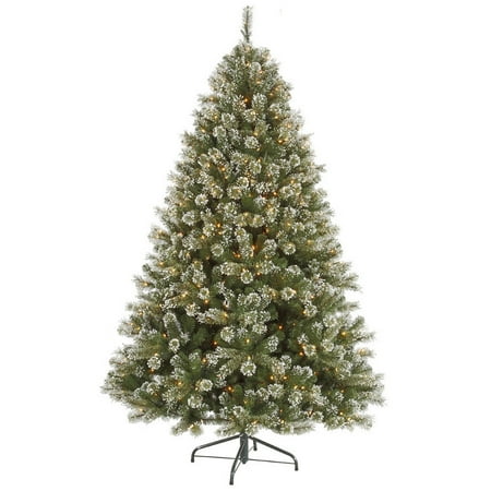 9 39 pre lit frosted mixed pine cashmere artificial 6 foot slim christmas trees
